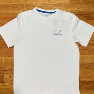Vineyard Vines White Performance Short Sleeve Tee